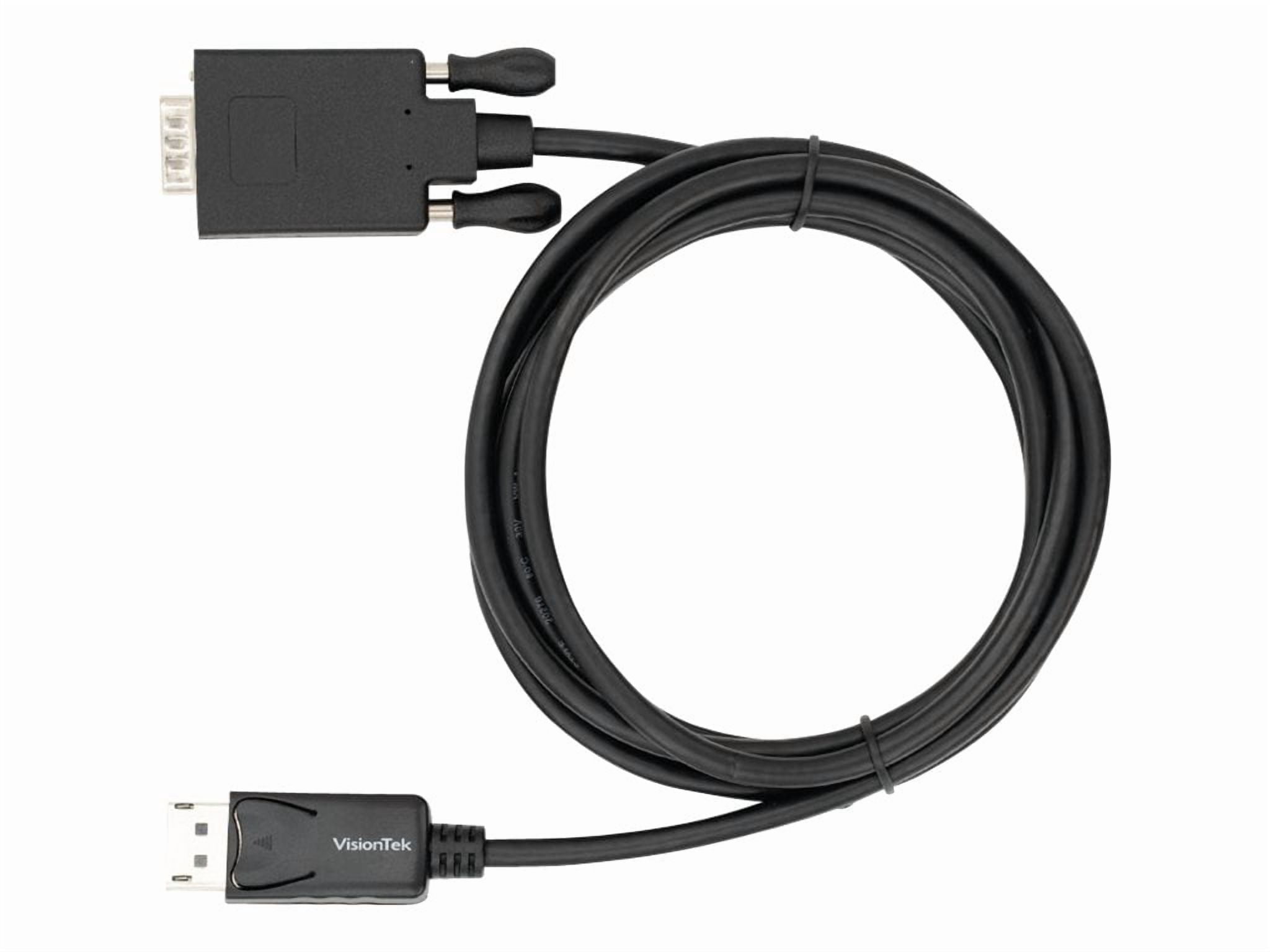 DisplayPort to VGA 2 Meter Cable (M/M)