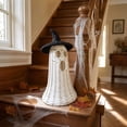 thumbnail image 4 of Rattan Witch Hat and Wicker Ghost Halloween Decor,Handwoven Ornament for Home Party Porch(E), 4 of 7