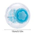 thumbnail image 3 of 5.12‑Inch Transparent Hamster Exercise Running Ball, Small Pet Rolling Toy, Portable Activity Jogging Roller Ball for Dwarf Hamster, Golden Bear Hamster & Gerbil Small‑Animal Play, 3 of 6