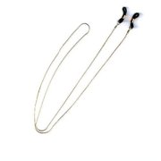 South Beach Ltd. Gold Eyeglass Chain, Thin Snake