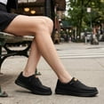 thumbnail image 5 of STQ Slip on Loafers for Women Orthopedic Business Sneakers with Arch Support Lightweight Breathable for Standing All Day All Black US 6.5, 5 of 7