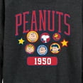 thumbnail image 3 of Peanuts - Peanuts Crew Athletic - Women's Lightweight French Terry Long Sleeve Shirt, 3 of 6