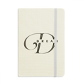 thumbnail image 1 of Carnet de Notes Art Déco Lettres Boisson de Rêve Couverture Rigide en Tissu Journal Classique, 1 of 3