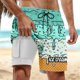 thumbnail image 1 of WILLBEST Pantalones Cortos Deportivos para Hombre, para Fiestas de Verano En La Piscina y Playa, Bañador de Doble Capa con Estampado de Hielo Derretido para Días de Playa y Uso Cómodo., 1 of 3