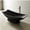 Black Matte, variant on ALFI brand AB9992 White Matte 71" Solid Surface Resin Free Standing Hammock Style Bathtub