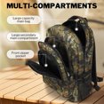 thumbnail image 2 of 30L Travel Backpack for Men & Women,Water-Resistant Lightweight Camo Backpack Hiking Work School Daily Bag,8076 Army Green, 2 of 6