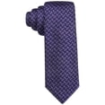 thumbnail image 1 of Alfani Cravate Auto-Nouée Geo pour Homme, Violet, Taille Unique, 1 of 1