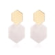 thumbnail image 1 of Pendientes Colgantes Jumpingount de Acrílico Geométrico Color Blanco/Negro/Café claro/Café oscuro/Rosa amarillo/Rosa azul/Color Azul, 1 of 6