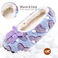 thumbnail image 3 of Ecetana Women's Fuzzy Slippers Warm Plush House Shoes Slip On Winter Cozy Bedroom Slippers, 3 of 5