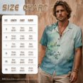 thumbnail image 4 of FOR U DESIGNS Green Tree Leaf Print Matching Couple Outfits Linen-Look Casual Set Men's Button Shirt and Women's Swing Sleeveless Dress, 4 of 7