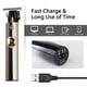 thumbnail image 4 of Clipper del cabello USB Recargables Adultos Afeitadora Mujeres Trimmer Groomer Acero inoxidable Portátil Portátil Peluquero Equipo de peluquero Oro Advancent CE001474-01B, 4 of 6