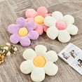 thumbnail image 3 of Almohada con forma de flor Kcvvcr, blanca y rosa, suave, 50 cm, decorativa con forma de margarita, 3 of 6