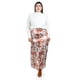thumbnail image 5 of Falda satinada estampado vaca Roman Fashion /Tallas Extras, 7064 (Cafe) cafe 38, 5 of 7