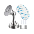 thumbnail image 5 of Magnetic Door Stopper, Heavy Duty Stainless Steel Door Stop Holder Come with 3M Double-Sided Adhesive Tape & Hardware Screws,Install with Adhesive Tape Or Screws On Floor Wall (Silver), 5 of 9
