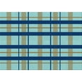 thumbnail image 1 of Ahgly Company Machine Washable Indoor Rectangle Transitional Tiffany Blue Area Rugs, 7' x 10', 1 of 7