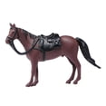 thumbnail image 4 of Colección de modelos de caballos a escala 1/64, accesorios de película, figura de animal para escritorio Marrón, 4 of 8