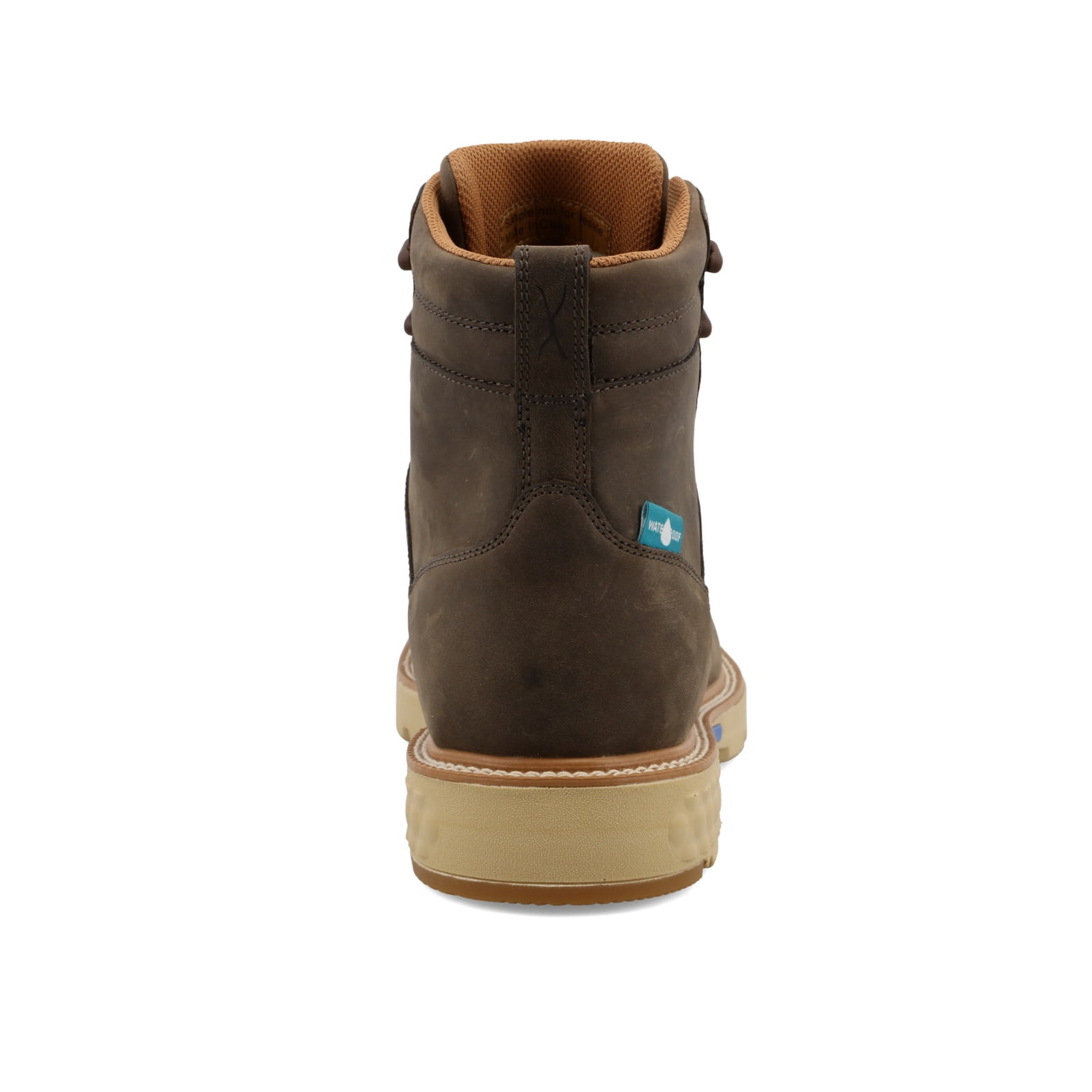 Twisted X 6 Work Boots Nano Toe Mens Leather Waterproof Shitake MXCNW06 Sz 10.5M Twisted X Men main image 4