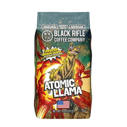Black Rifle Coffee Company Atomic Llama™, Cinnamon Brown Sugar, Medium Roast, Ground Coffee 11oz