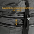 thumbnail image 6 of CZC AUTO Expandable Waterproof Hitch Cargo Carrier Bag, 9.5 to 11.6 cu. ft, Soft Black, 6 of 7
