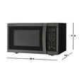 thumbnail image 2 of Sharp 1.4-cu. ft. 1100W Countertop Microwave in Black Stainless Steel, ZSMC1452KH, 2 of 12