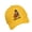Yellow, variant on Cartoon Monkey Print Baseball Cap For Men Women Soft Cotton Adjustable Dad Hat With Fun Cartoon Design for Daily Wear