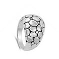 thumbnail image 4 of High Polish Domed Nugget Heavy Ring .925 Sterling Silver Band Jewelry Female Male Unisex Size 10, 4 of 4