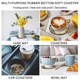 thumbnail image 5 of Vintage Cat Coasters Set of 6, Absorbent Coasters for Drinks, Country Watercolor Sunflowers Branch Coaster for Desk Coffee Table Protection, Home Decor House Warming Gifts 4", 5 of 8
