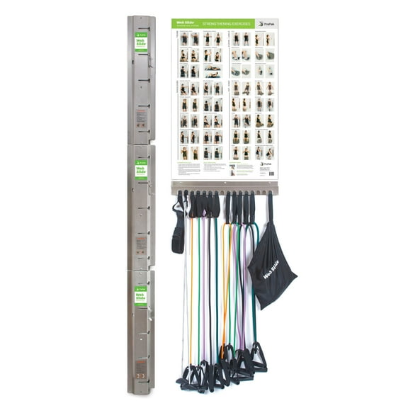 Web Slide Professional System - Perfect for Dynamic Warm-ups, Crossfit, Stretching, and Strength Building - Physical Rehab Equipment for Clinic, Home, or Gym