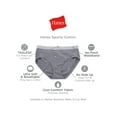 thumbnail image 4 of Hanes Brief Panties 12-Pack Women's Underwear Cool Comfort Sporty 100% cotton, 4 of 4