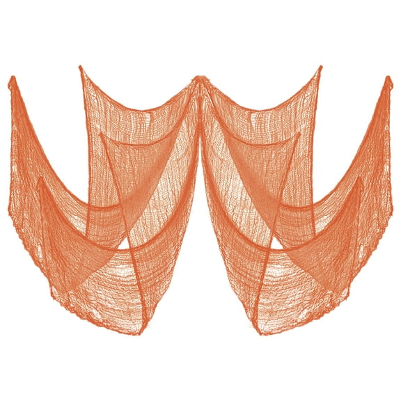 HHBEAUTY Black Halloween Creepy Cloth (30 x 72 Inch), Halloween Gauze, Creepy Gauze for House, Outdoor, Yard and Halloween Decoration Indoor