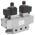 thumbnail image 3 of Válvula Solenoide Neumática Controlador Eléctrico de 3 Posiciones y 5 Vías G1/4in K35D2H-8 8HzAC110V, 3 of 10