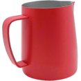 thumbnail image 2 of Stainless Steel Pitcher Jug Milk Foam Cup Suitable For Coffee Latte And Foaming Milk 350ml Red, 2 of 4