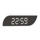 thumbnail image 2 of Escritorio digital Despertadores Espejo Pantalla de 24 tiempo tiempo de tiempo de tiempo de USB / Calendario con pilas Temperatura para de noche Cocina de noc Luz Blanca Blanca Macarena Despertador digital, 2 of 8