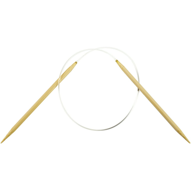 Clover Takumi Bamboo Circular 16-Inch Knitting Needles, Size 11