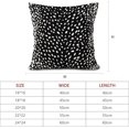 thumbnail image 6 of Antelope Black White Pillow Covers 18X18 Inch Neutral Animal Faux Fawn Decorative Pillow Cases Modern Euro Cotton Linen Throw Pillows Set of 2 Farmhouse Home Decor for Sofa Couch Porch Outdoor, 6 of 6