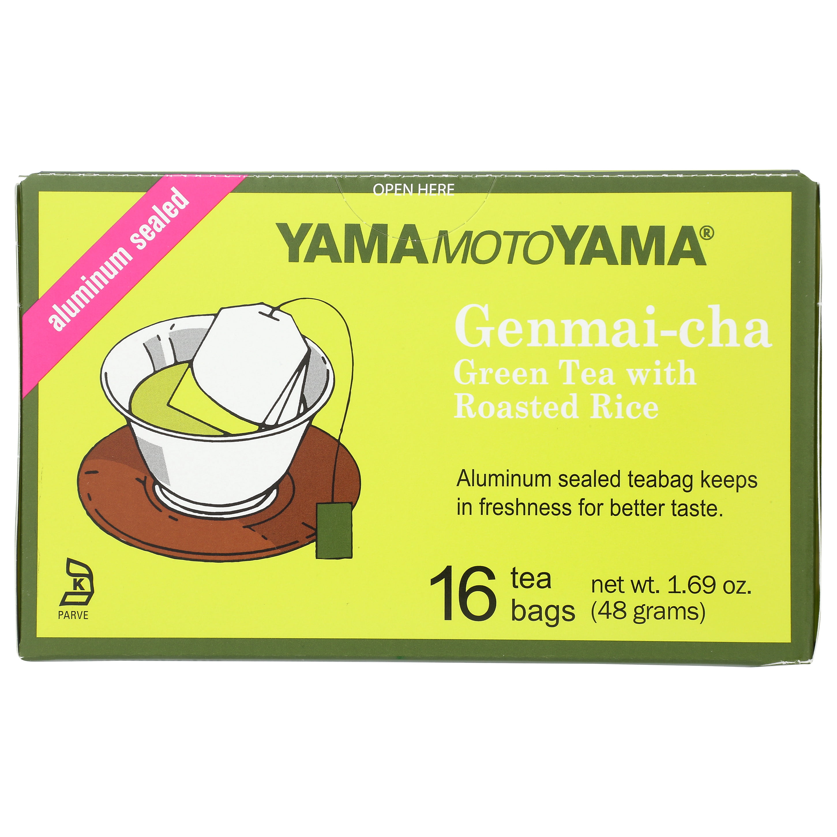 bibiellejimmy商品 Yamamotoyama Jasmine Tea 16 Tea bags 1.13 Oz (32 g) - 2 Pack