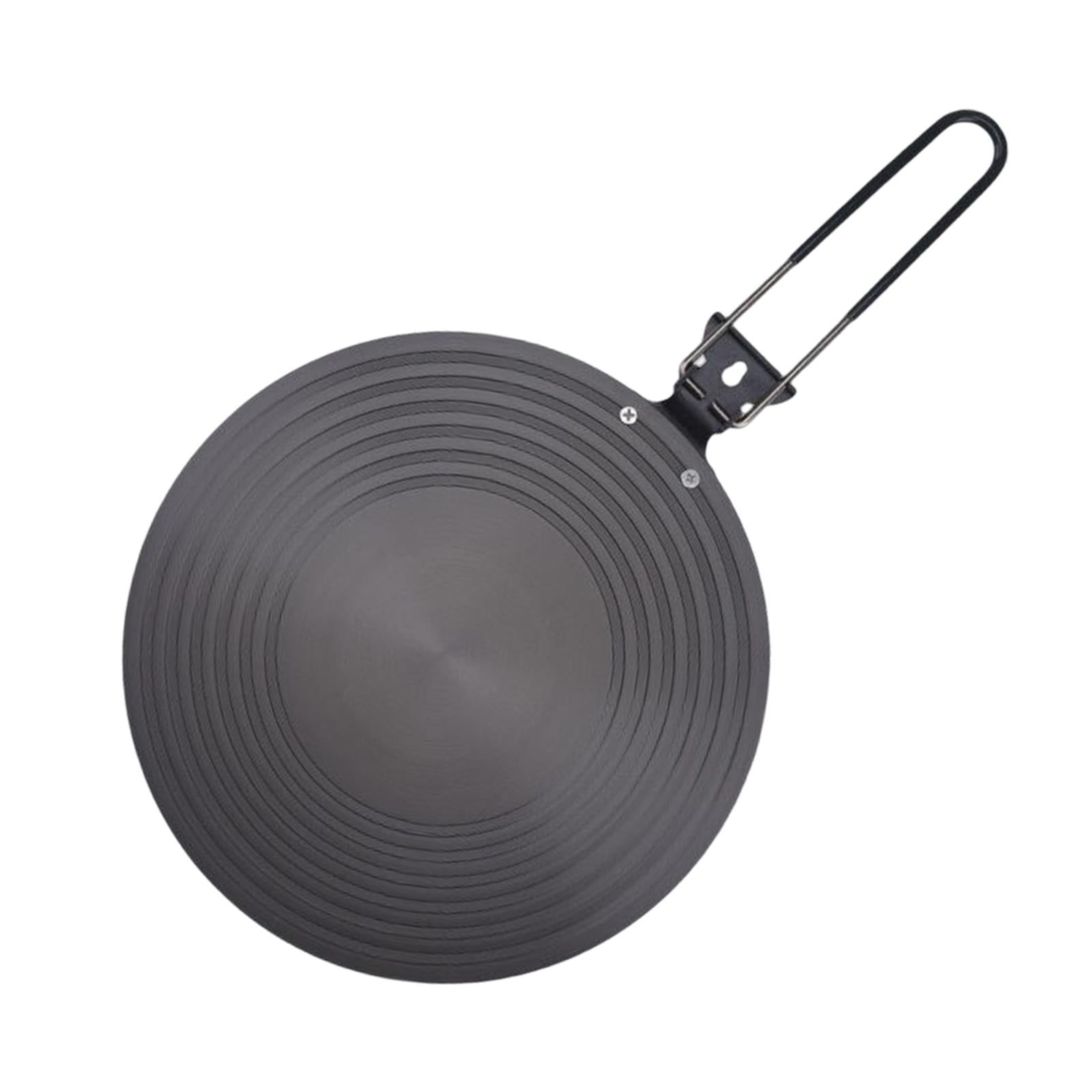 Fiocias Foldable Gas Stove Heat Spreader Plate, Double Sided Non-Slip Dish Pan Induction 28cm