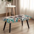 thumbnail image 3 of FKELYI Boho Mandala Rooster Print Dining Bench Cover Breathable Anti-Dust Bench Seat Cushion Covers Furniture Protector Slipcover for Bedroom Living Room, 3 of 7