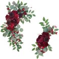 thumbnail image 1 of Juego de 2 Botín de Flores de Peonía Dintel de Puerta de Simulación para Decoración de Pared de Puerta Delantera de Casa de Fiesta de Boda ANGGREK Otros, 1 of 8