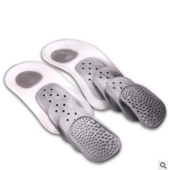 Almohadilla para el arco del pie en el interior y el exterior del cuello flexible x plantilla para la pierna Almohadilla para el arco del pie