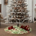 thumbnail image 4 of Fotbe Finger Lime Fruits Pattern Christmas Tree Skirt, Tree Skirts Plush Christmas Decorations, Christmas Tree Skirts Xmas Decorations Holiday Party Decor-30", 4 of 6