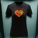 thumbnail image 3 of Playera Blusa De Cerezas Rockabilly Vintage Color Negro Talla Mediana Marca Emil SaEs, 3 of 4