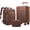 Coffee brown, variant on UKEIN Luggage Sets 3 Piece, Carry On Luggage with Wheels, 20 Inch Hardshell Suitcase with TSA Lock, 100% PC Carry On Suitcases Airline Approved With Travel Backpack for Men Women