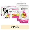 (2 pack) Honest Kids Berry Good Lemonade Organic Juice Drink Pouches, 6.75 fl oz, 8 Pack