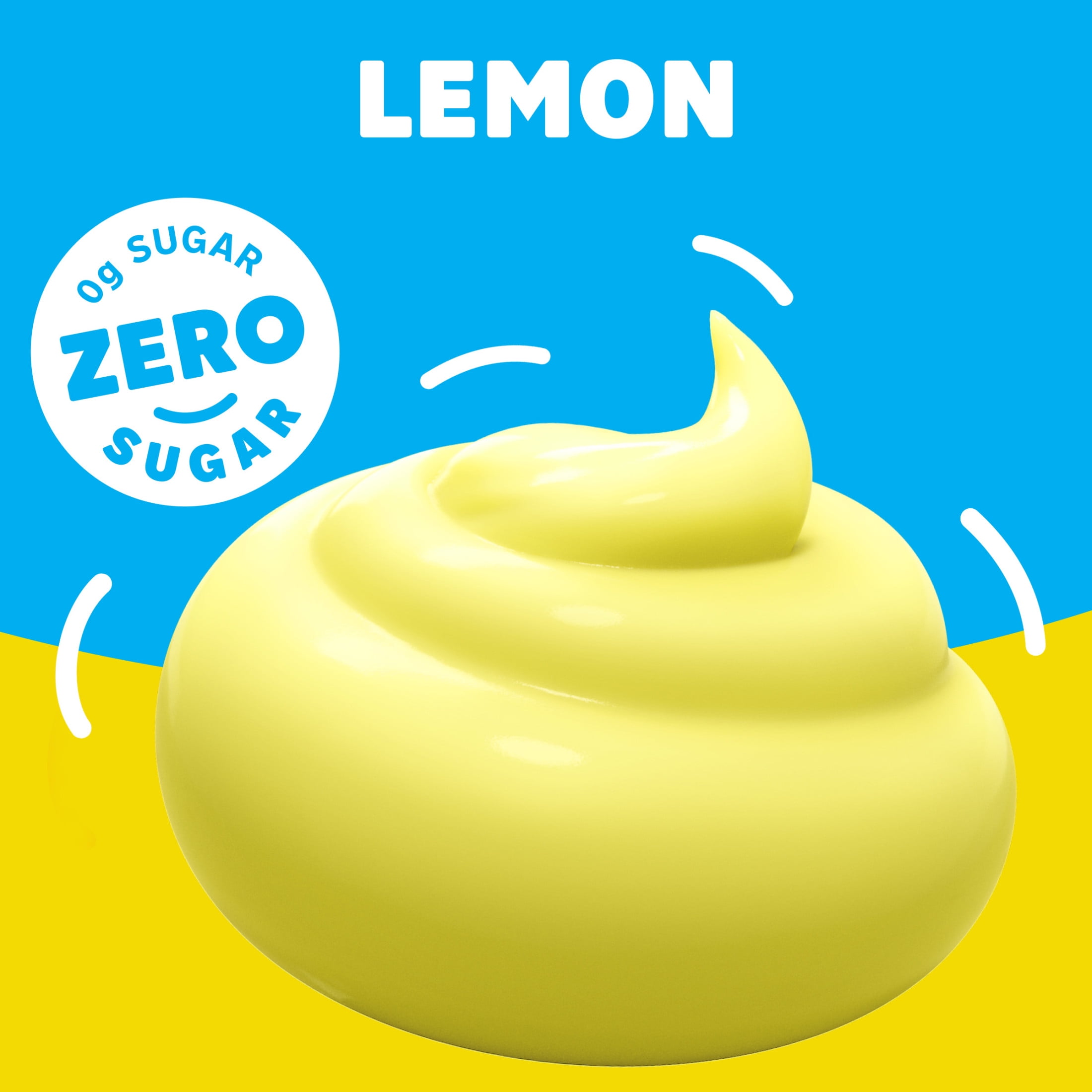 Jell-O Lemon Flavor Zero Sugar Instant Reduced Calorie Pudding & Pie Filling Mix, 1 oz Box