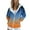Orange, variant on Hoodies for Women New Comfortable And Fashionable Color Block Printed Zipper Top Hooded Sweater Same Day Items Women Sleeve with Thumb Hole Womens Pullover Tunic Zip Sweater Woman Thick Orange M