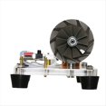 thumbnail image 4 of Motor de Pala de Turbina, Modelo de Motor Turbo Sin Escobillas, Motor Aerodinámico Sobrealimentado, Juguete Tecnológico de Metal Cnc para Bricolaje, 4 of 5