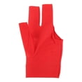 thumbnail image 3 of Guantes de billar con 3 dedos, guantes para taco, tiradores, taco de billar, guante deportivo para mano izquierda y derecha, color rojo, 3 of 12