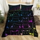 thumbnail image 3 of Gatos Funda Nórdica Queen Kawaii Gato Mascota Juego de Cama para Adolescentes Niños Colorido, 3 of 7