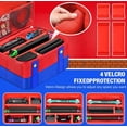 thumbnail image 4 of Grand Étui de Transport Protecteur pour Console Nintendo Switch OLED Pro Manette Sac de Rangement de Voyage Étui pour Accessoires d'Interrupteur Rouge, 4 of 5